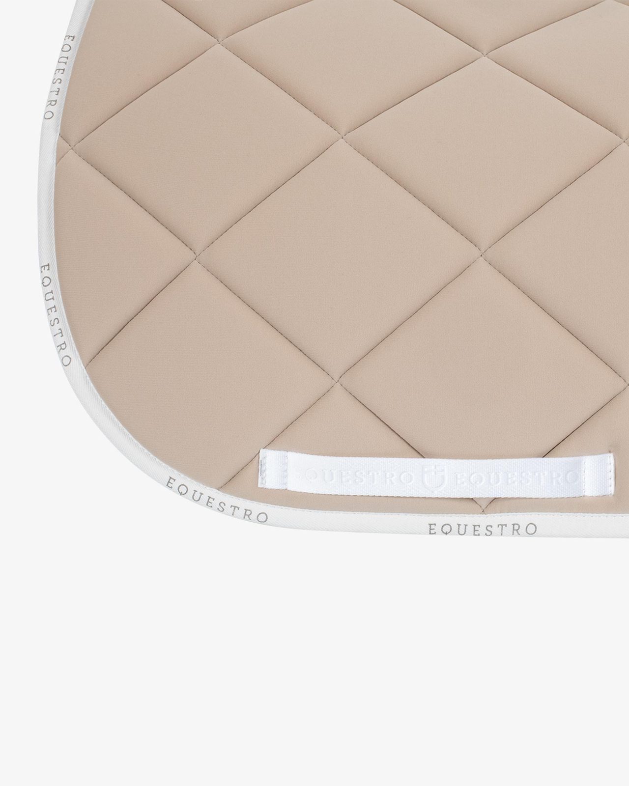 Dressage saddle pad technical fabric with logo