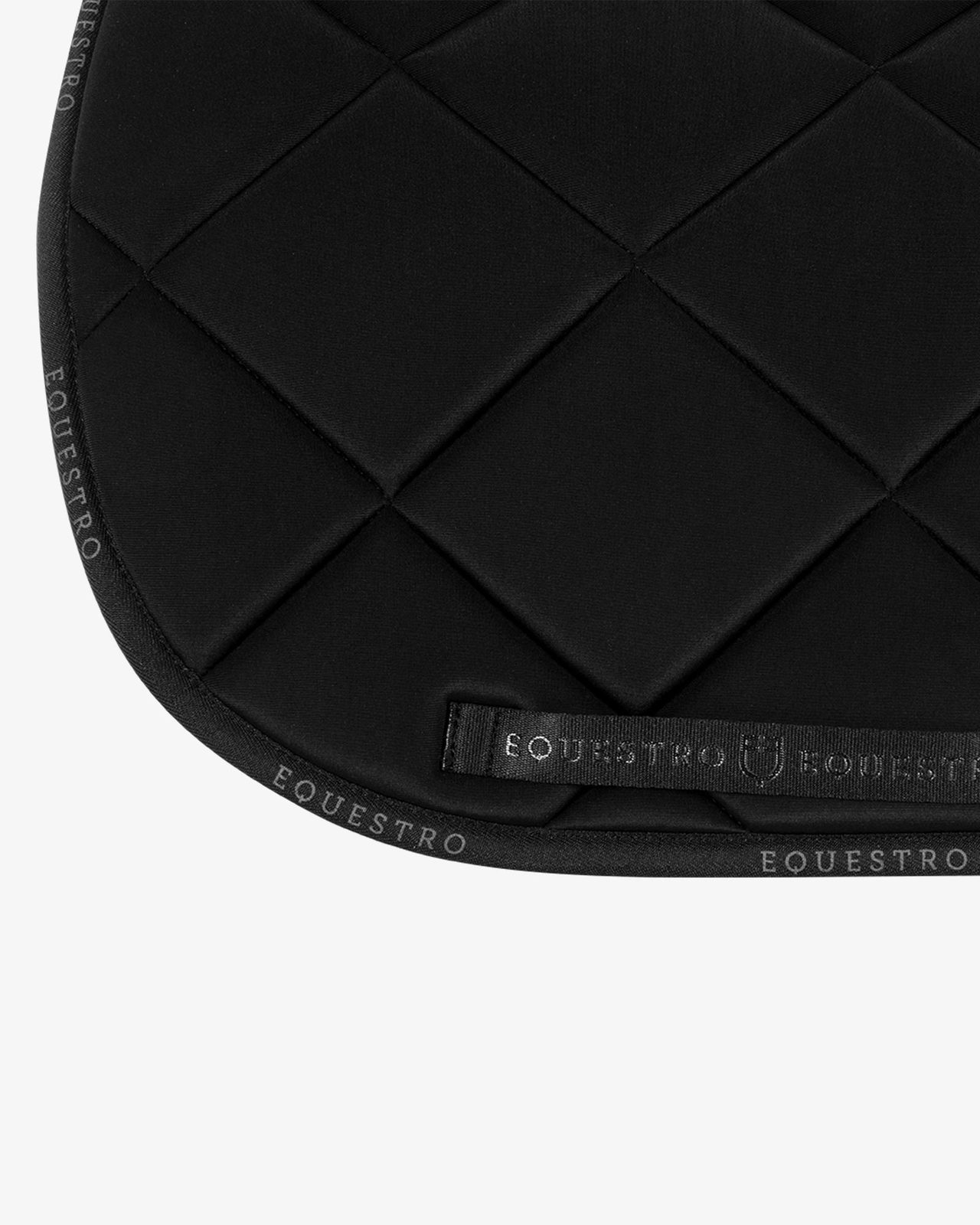 Dressage saddle pad technical fabric with logo