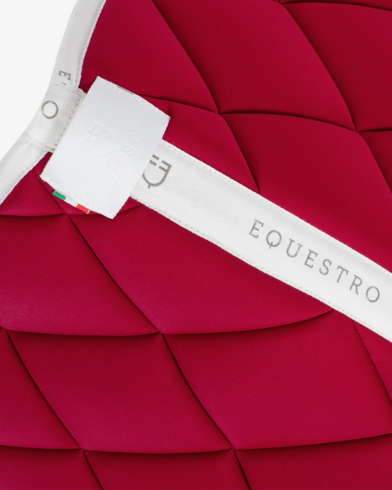 Dressage saddle pad technical fabric with logo