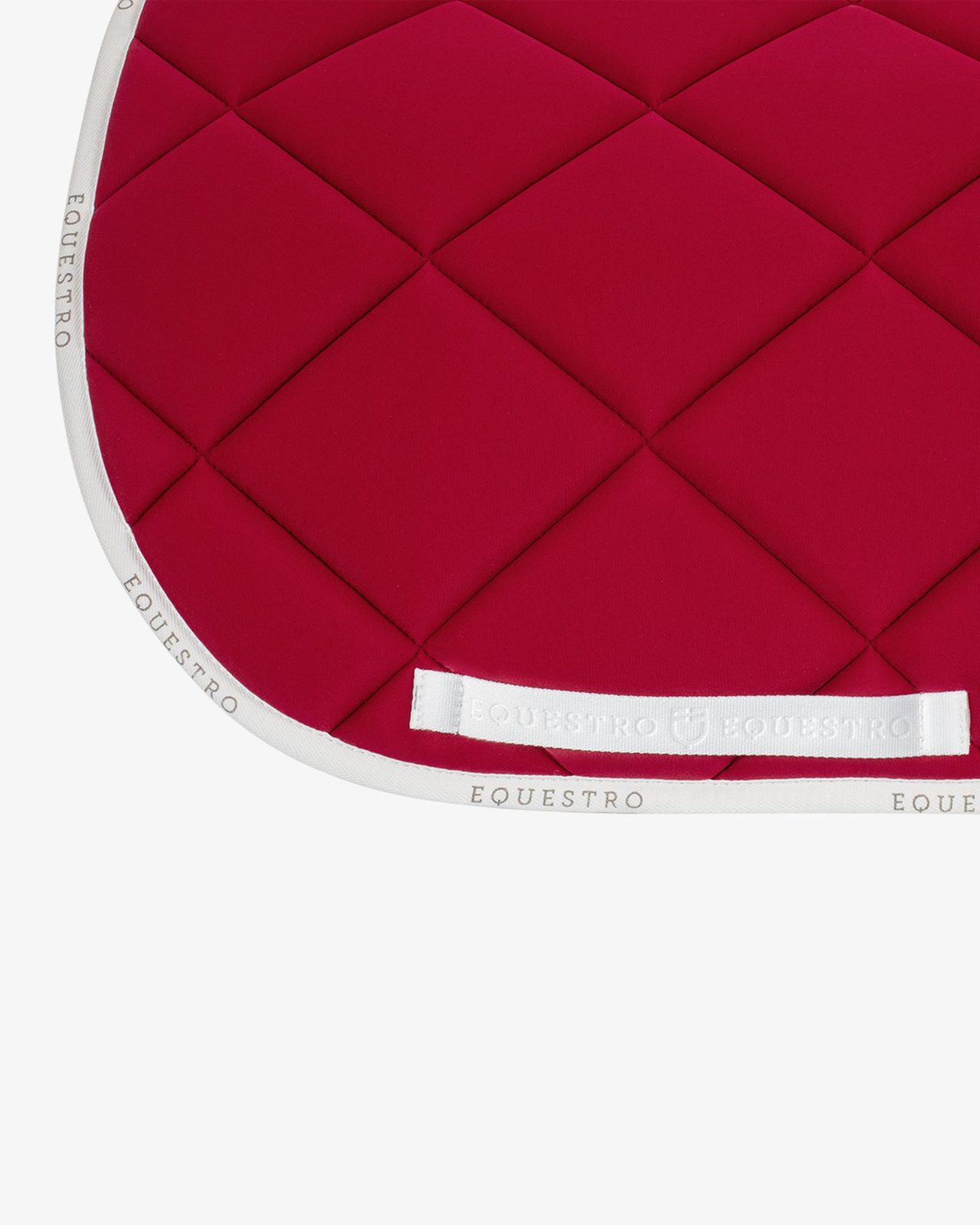 Dressage saddle pad technical fabric with logo