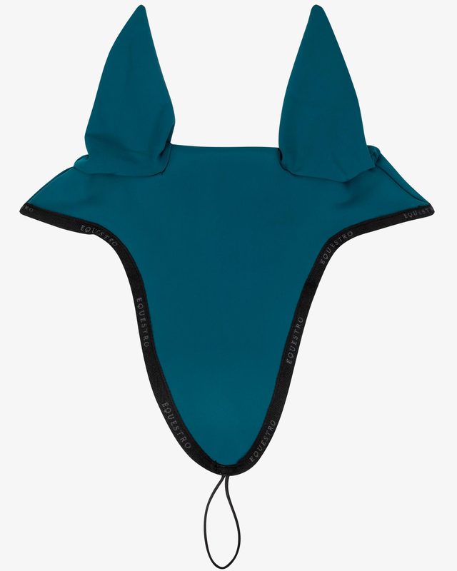 Fly veil in technical fabric with noseband attachment