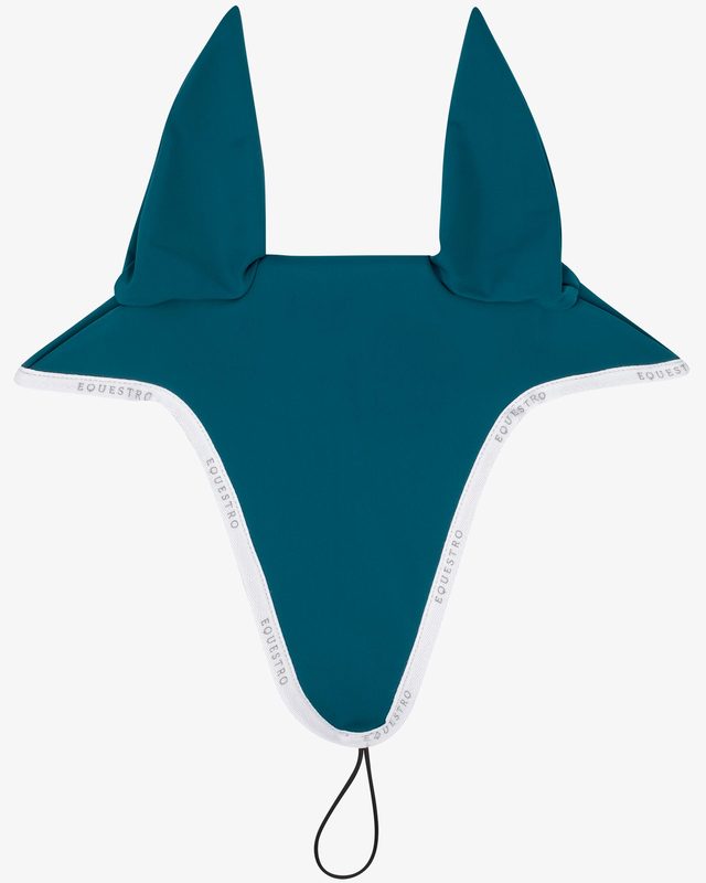 Fly veil in technical fabric with noseband attachment