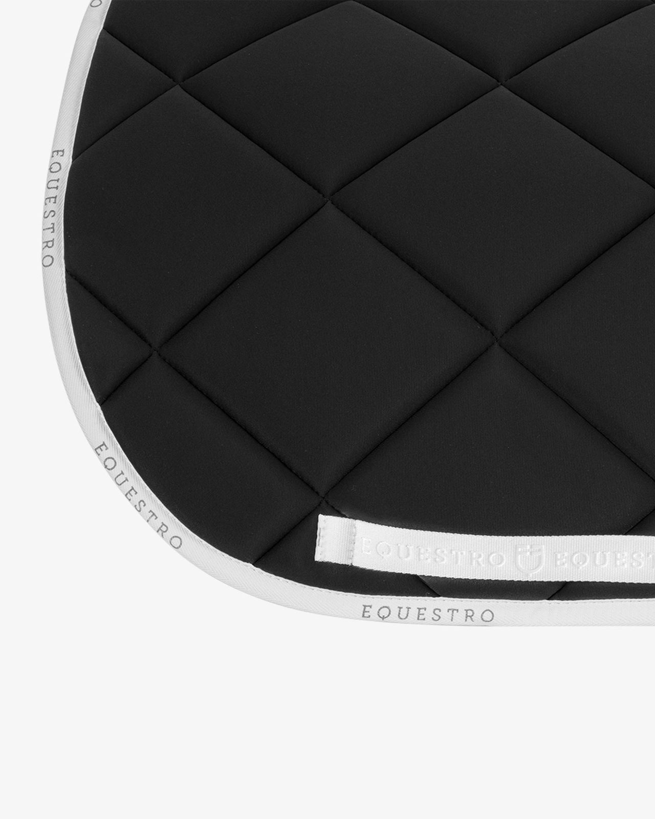 Dressage saddle pad technical fabric with logo