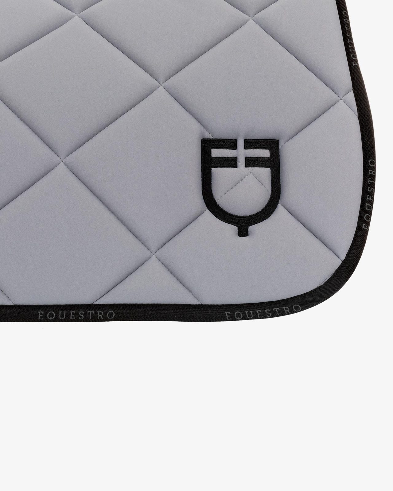 Dressage saddle pad technical fabric with logo