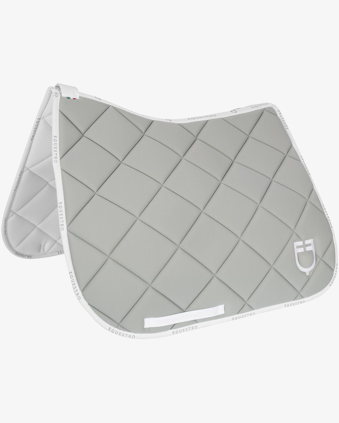 Dressage saddle pad technical fabric with logo