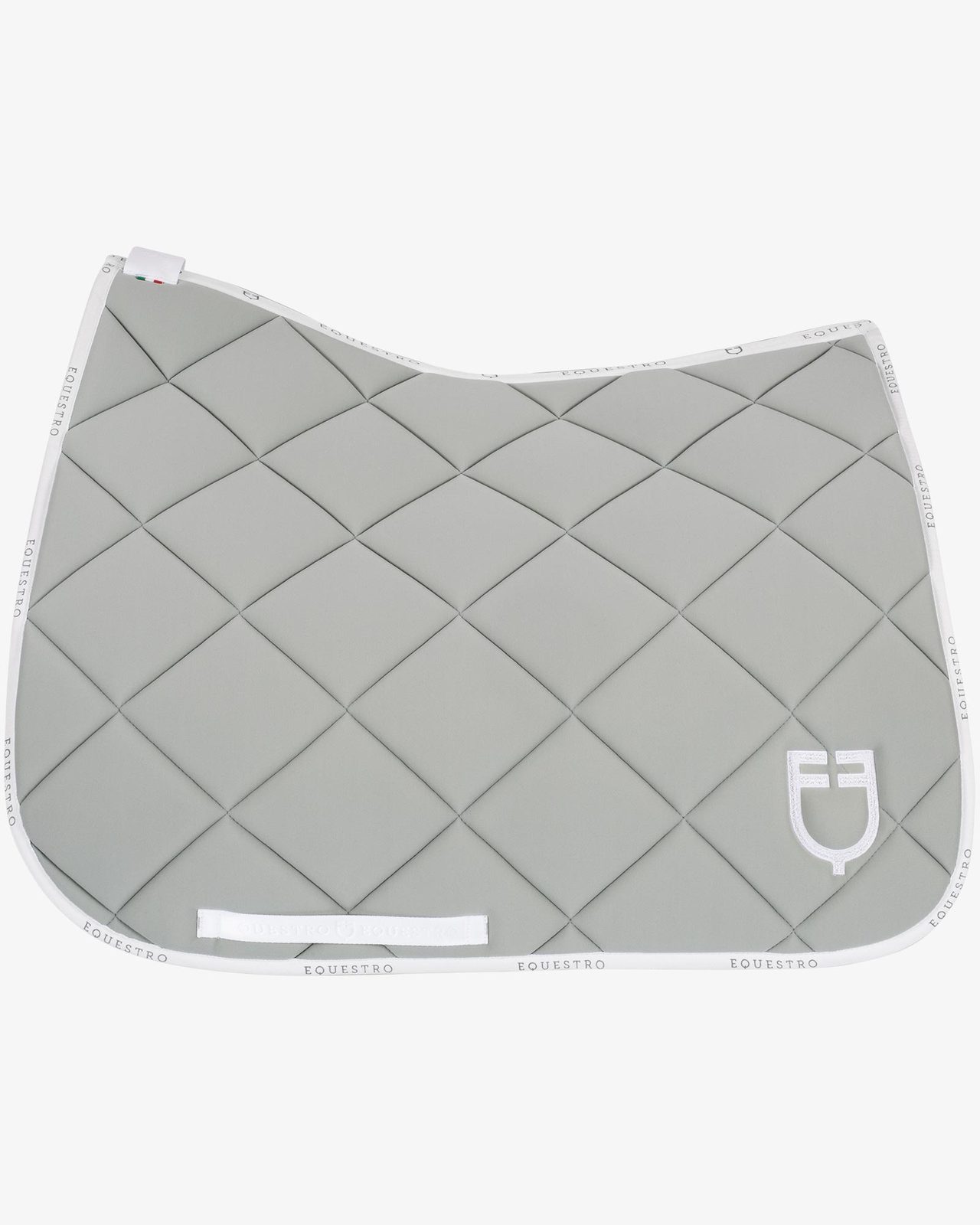 Dressage saddle pad technical fabric with logo