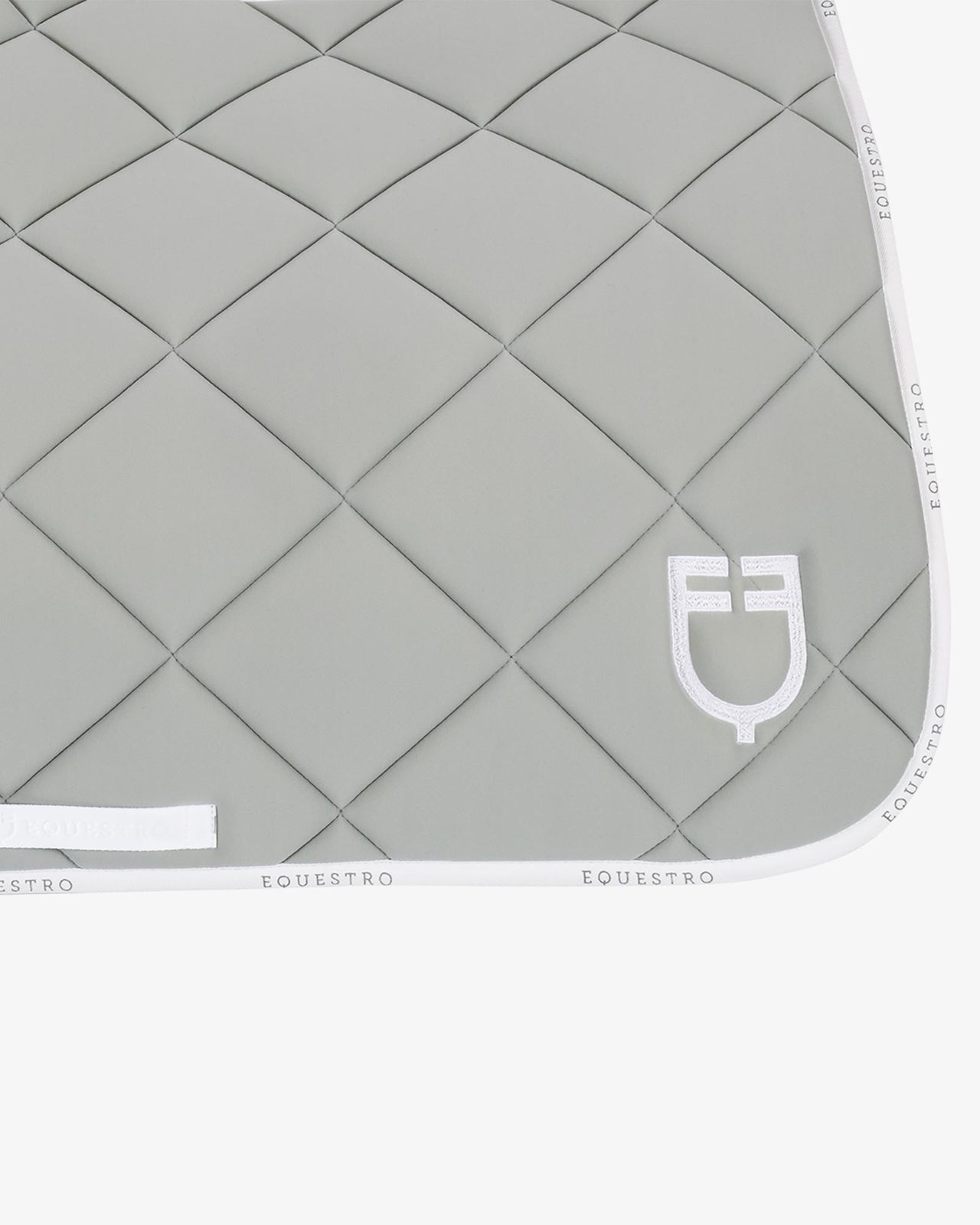 Dressage saddle pad technical fabric with logo