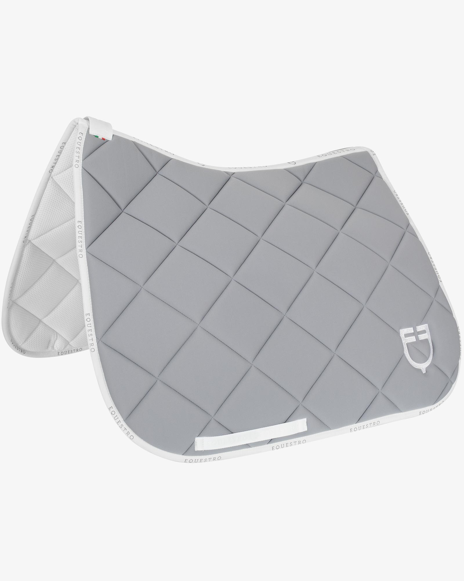 Dressage saddle pad technical fabric with logo