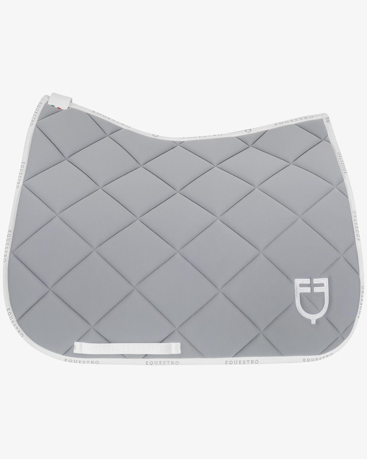 Dressage saddle pad technical fabric with logo