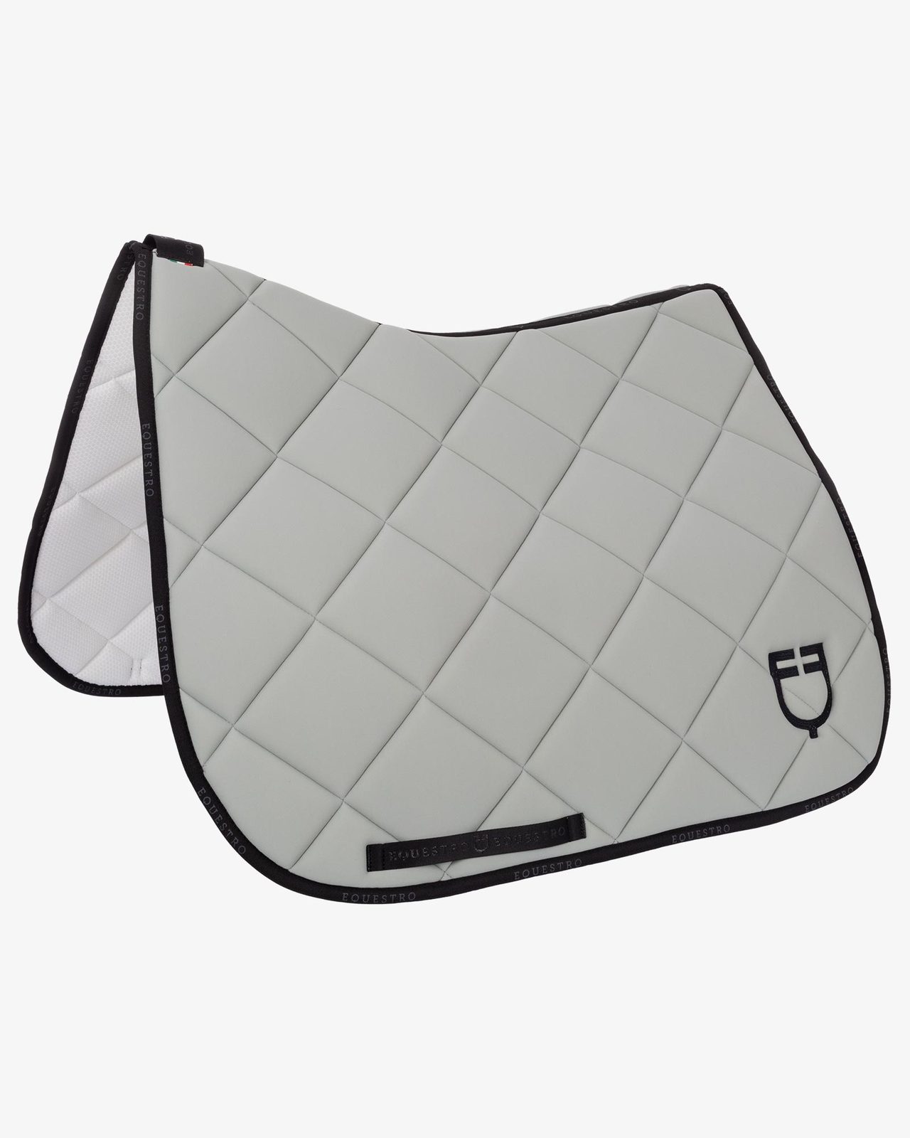 Dressage saddle pad technical fabric with logo