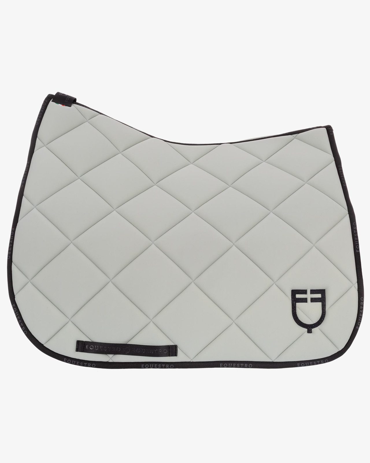 Dressage saddle pad technical fabric with logo