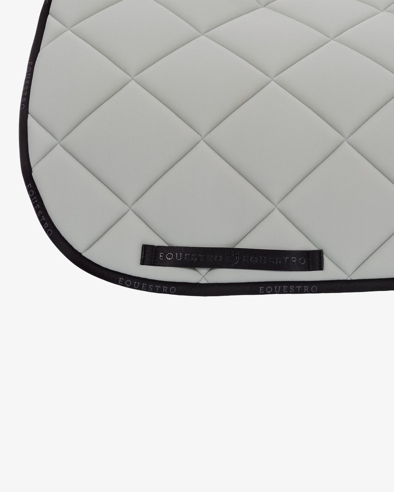 Dressage saddle pad technical fabric with logo