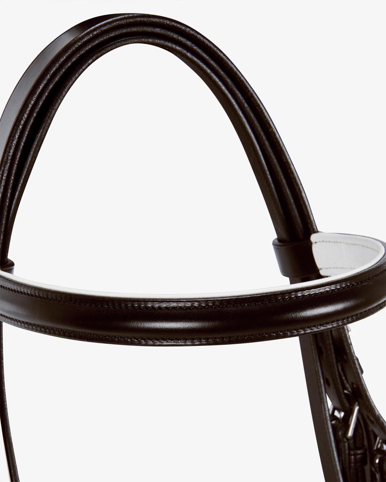 Dressage smooth leather bridle