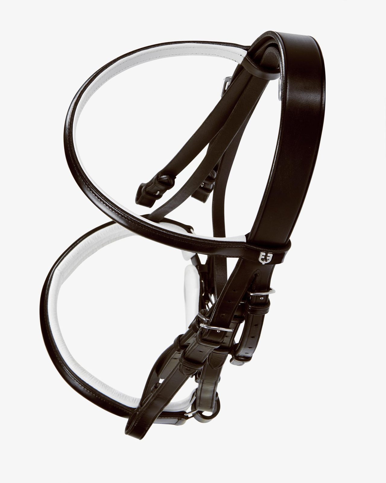 Dressage smooth leather bridle