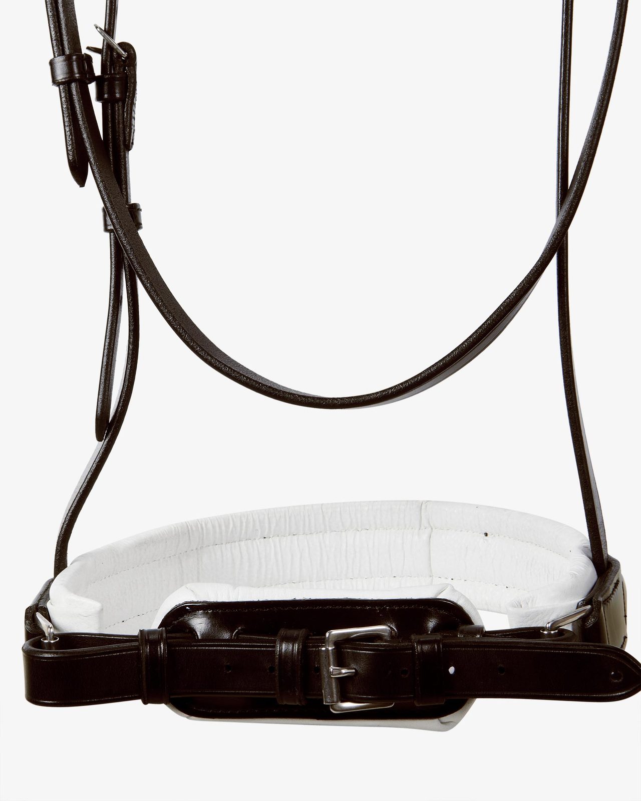 Dressage smooth leather bridle