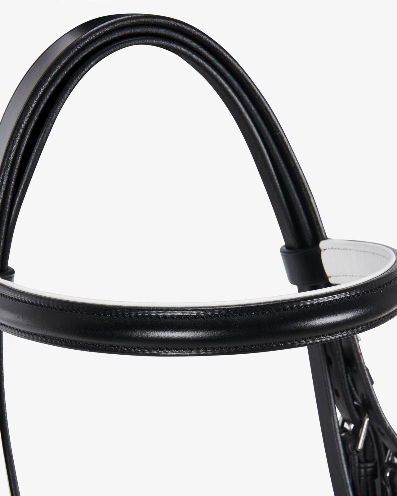 Dressage smooth leather bridle