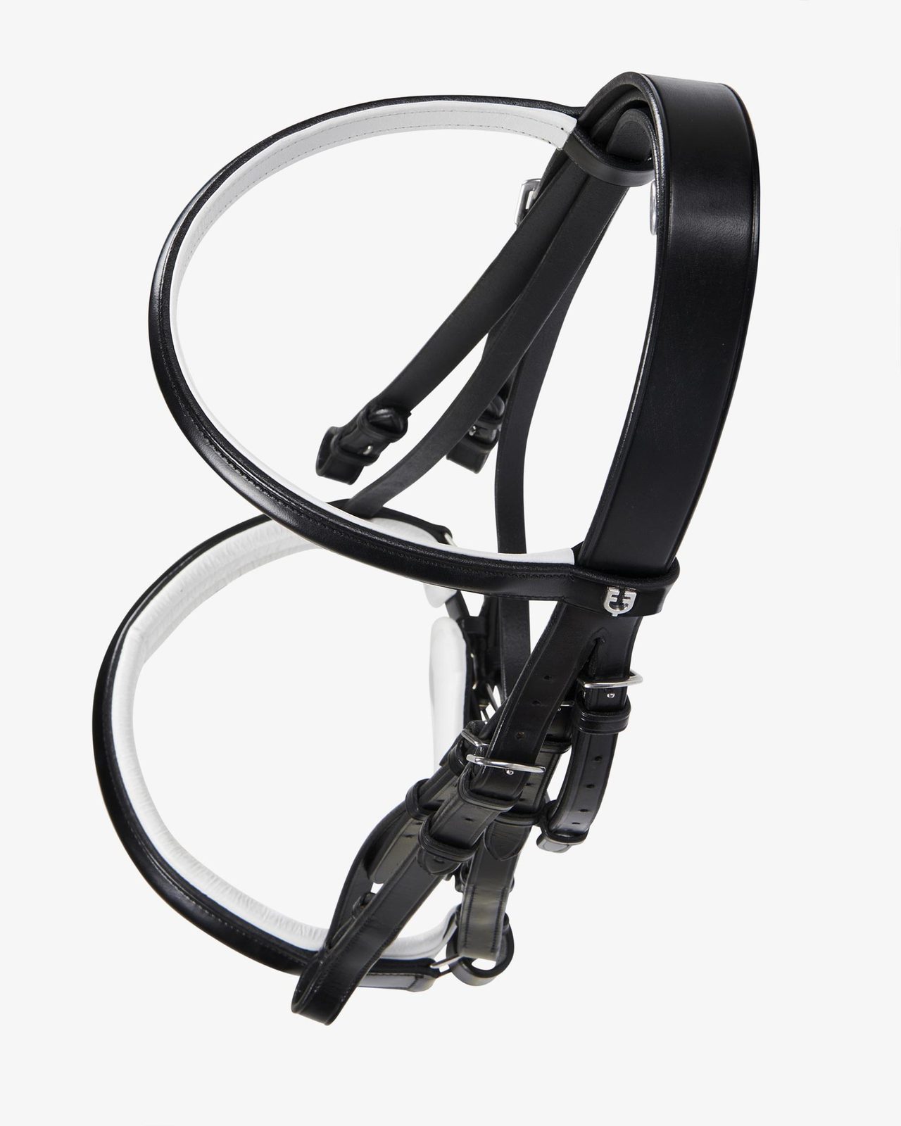 Dressage smooth leather bridle