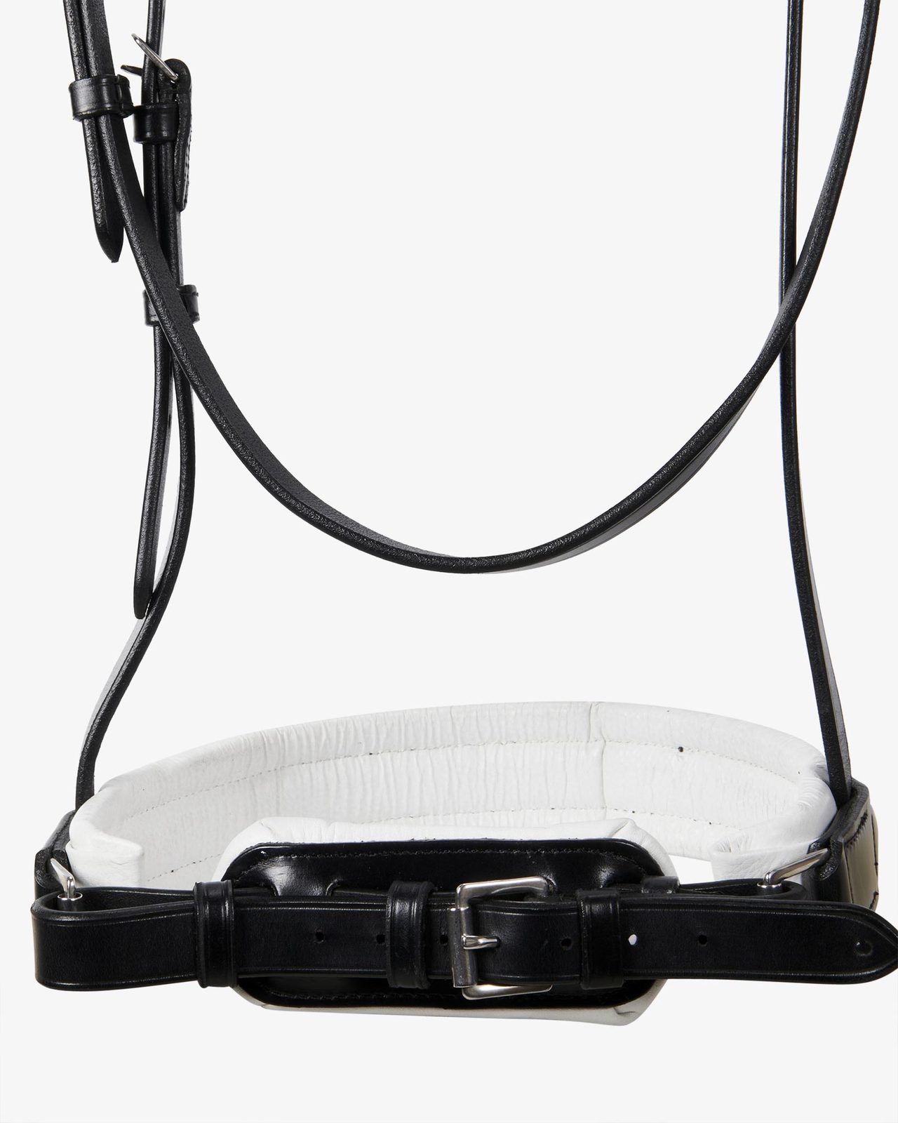 Dressage smooth leather bridle