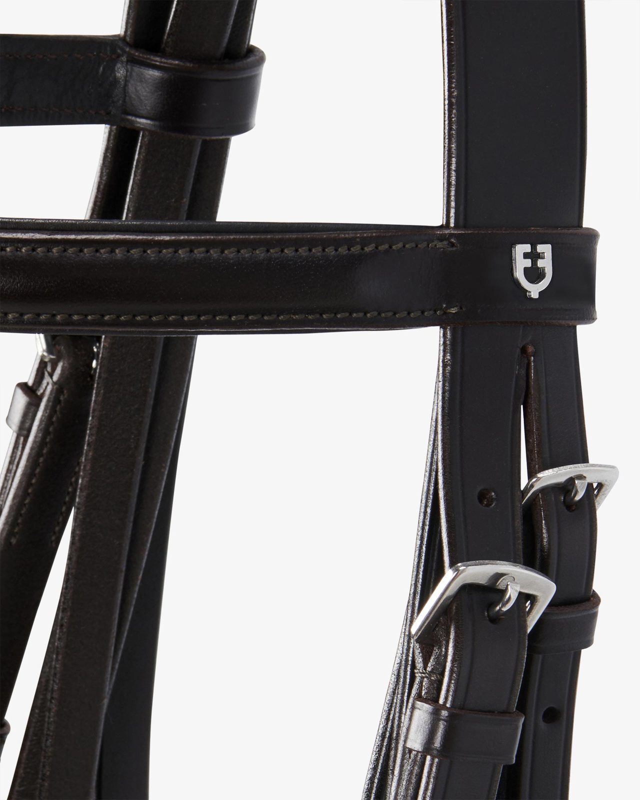 Leather dressage bridle