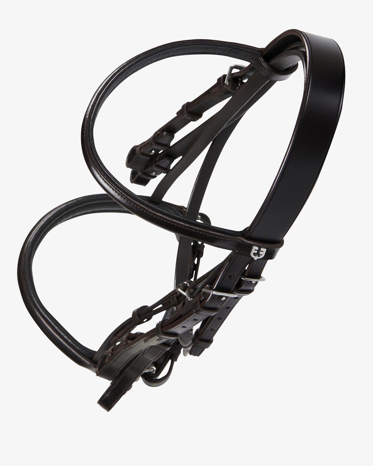 Leather dressage bridle
