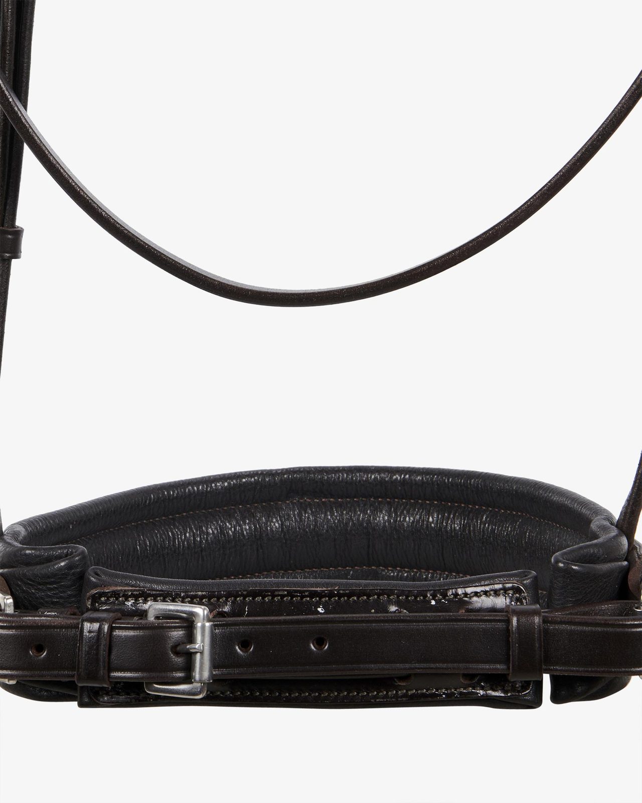 Leather dressage bridle