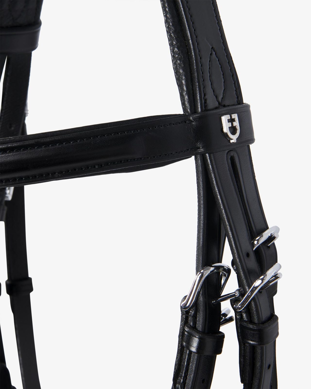 Leather dressage bridle without reins