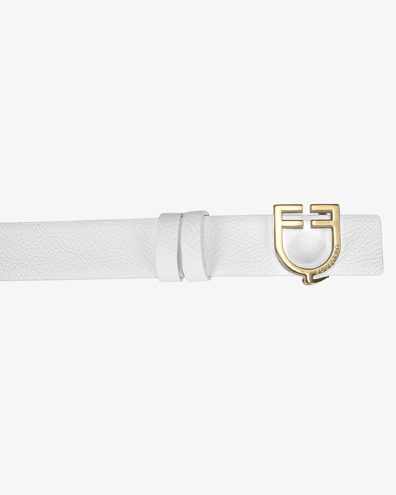 Double face smooth leather belt