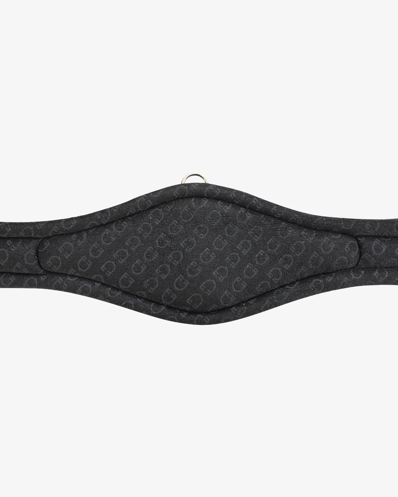 Jumping girth shaped leather