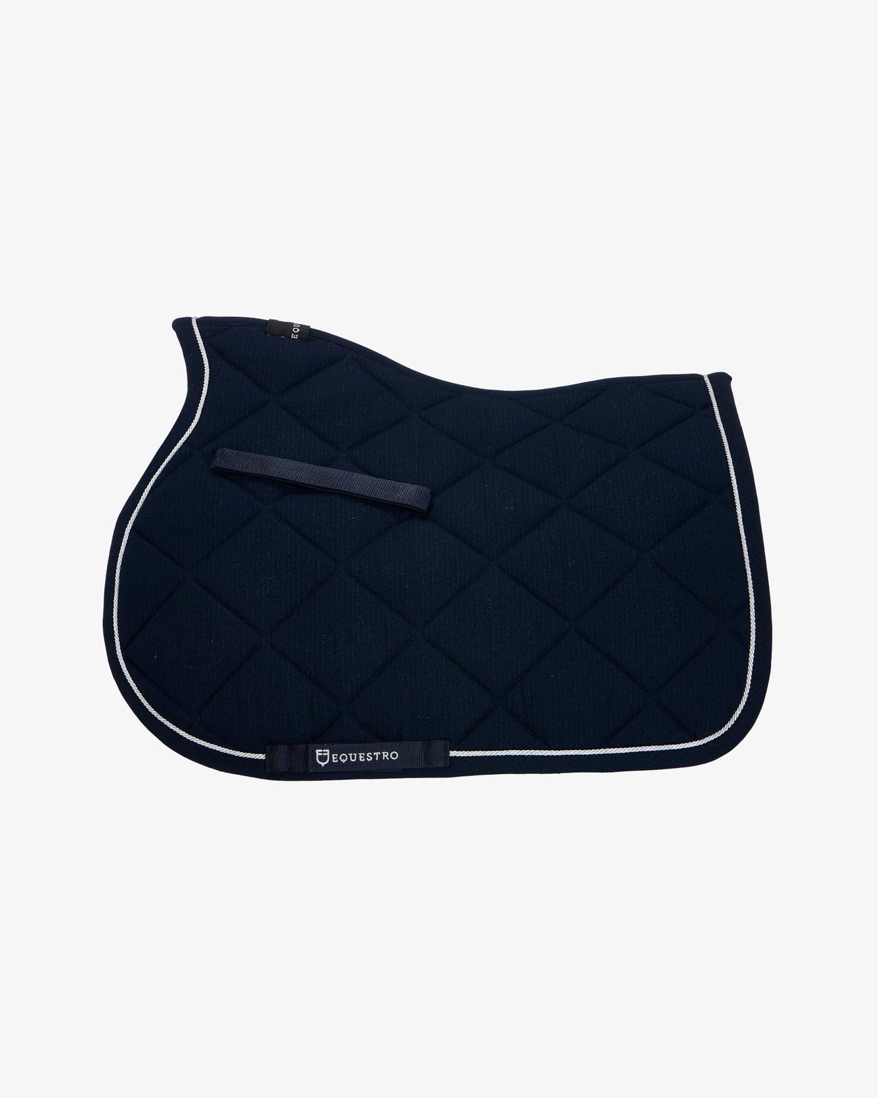 Pony jumping saddle pad in cotton with trimmings