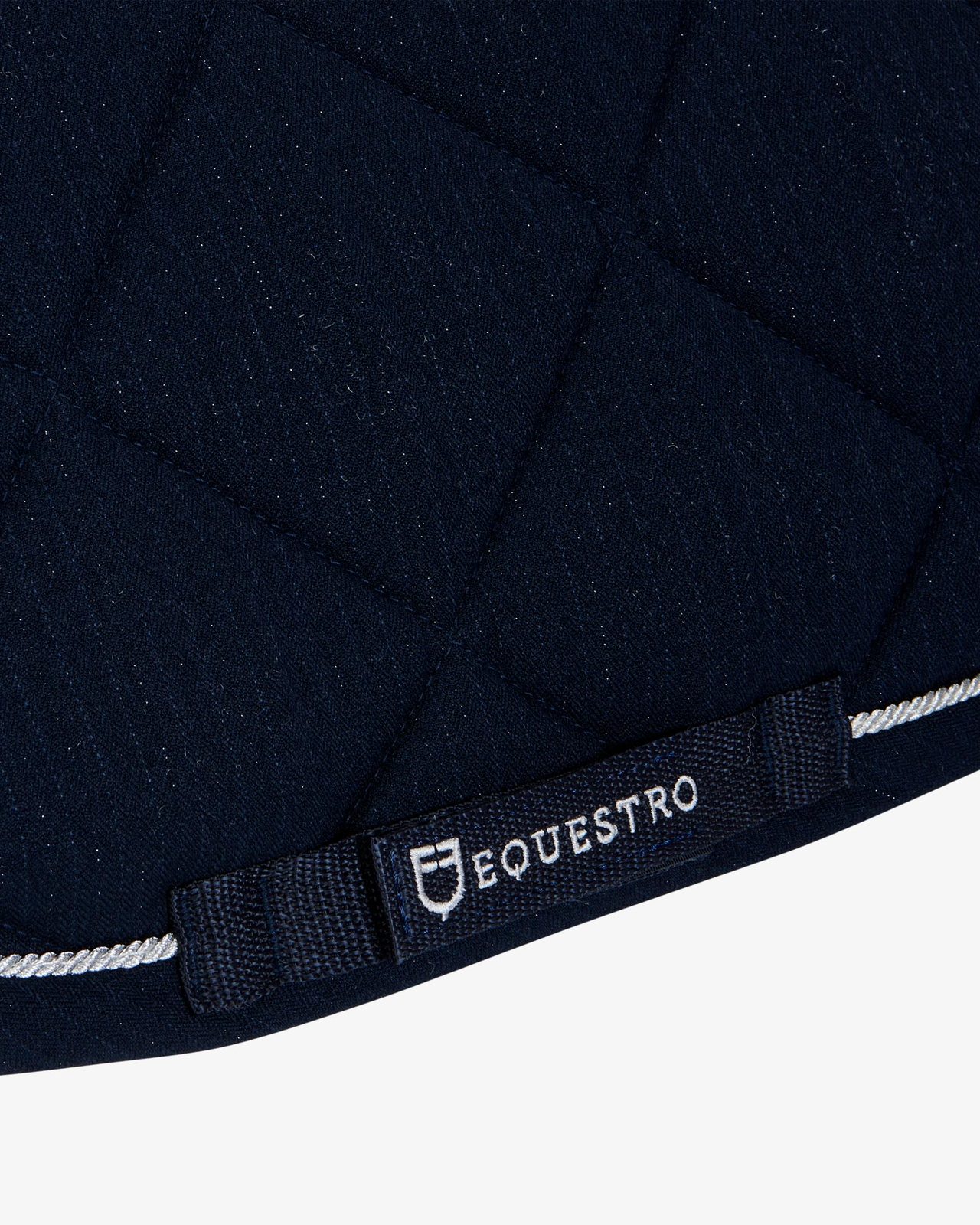 Pony jumping saddle pad in cotton with trimmings