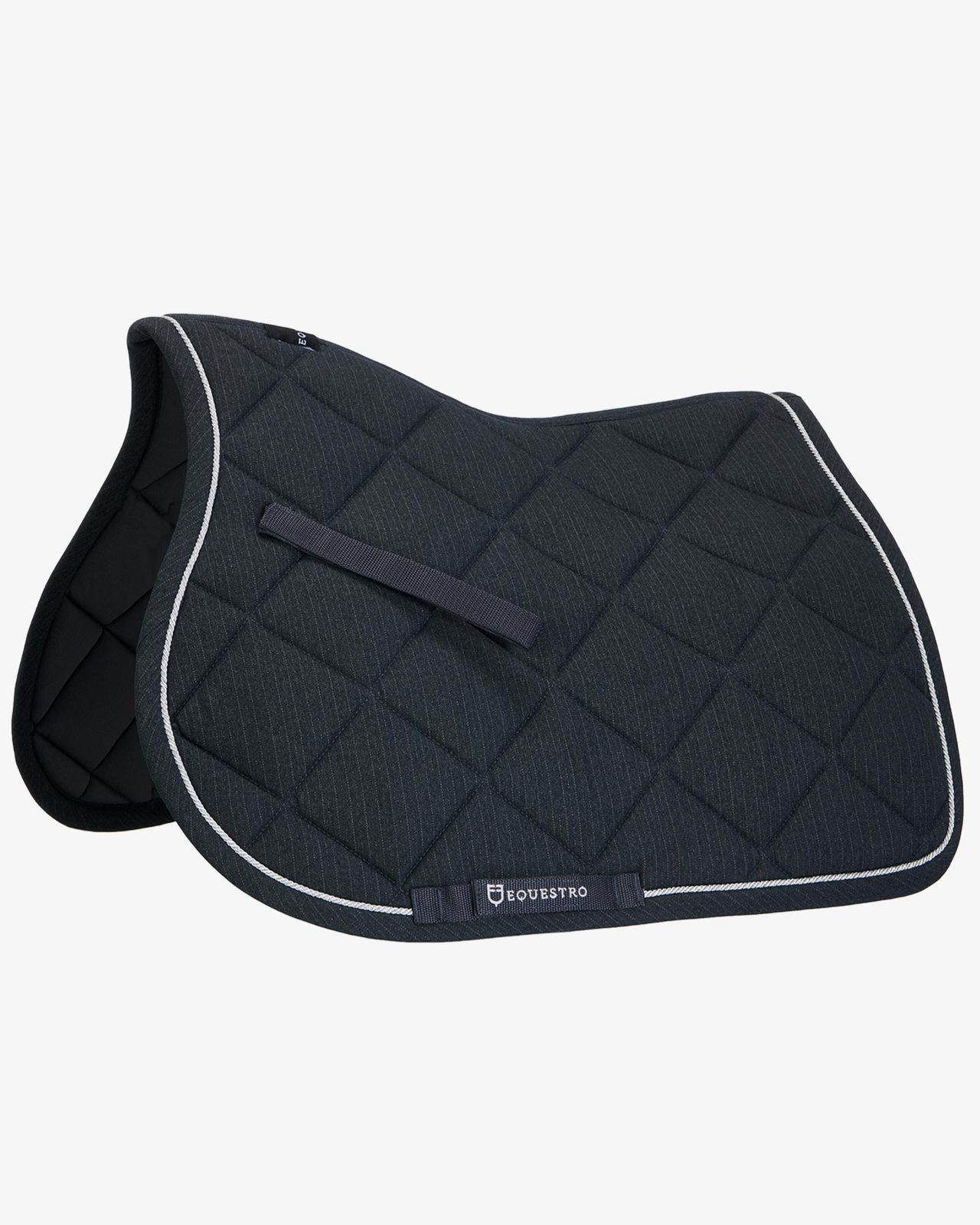 Jumping saddle pad in cotton with trimmings