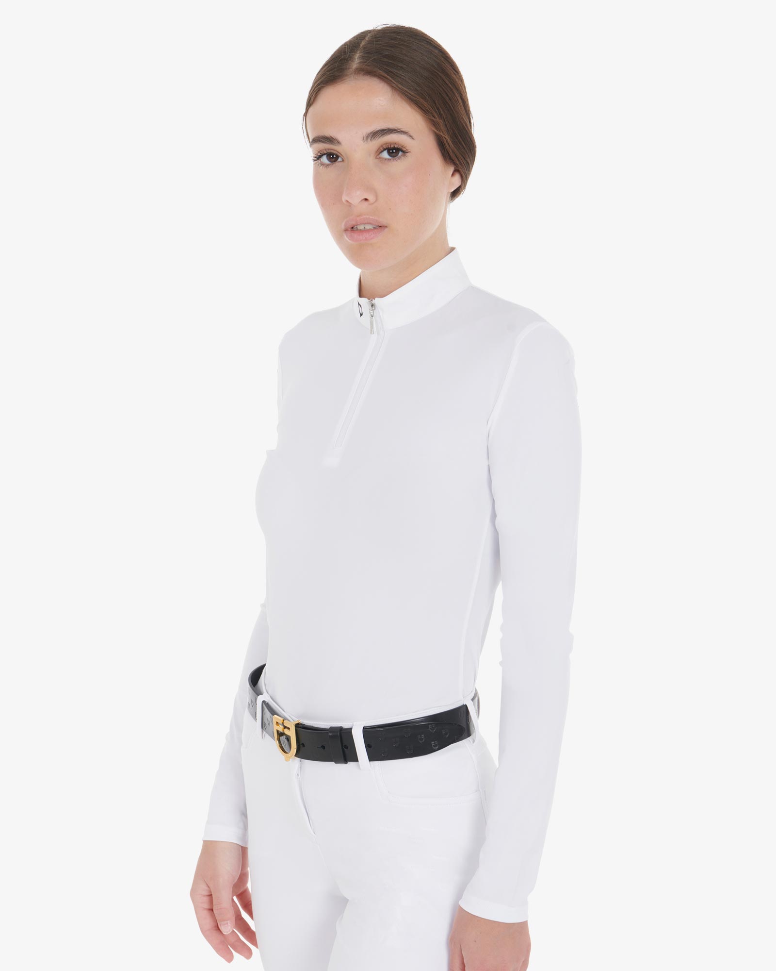 Equestro Girls Clara Slim Fit Competition Polo Shirt