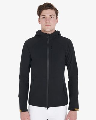 Men's jacket in breathable technical fabric
