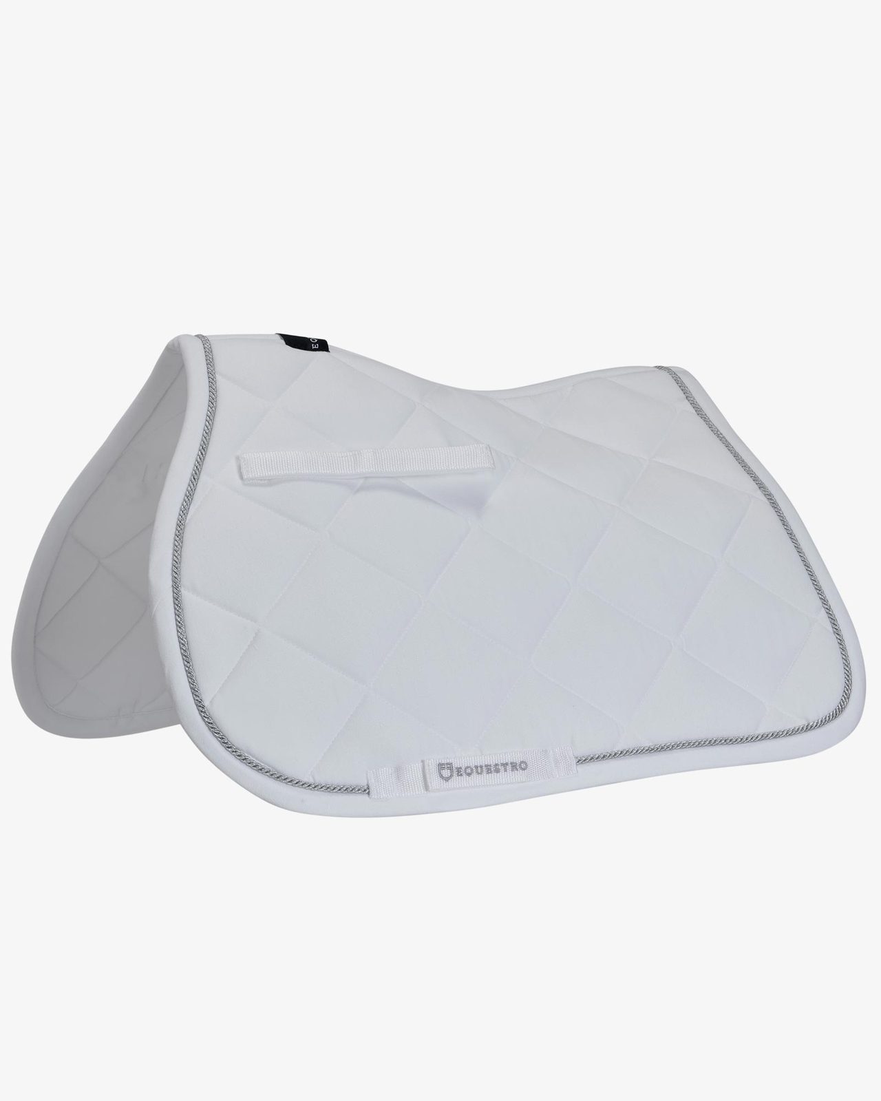 Jumping saddle pad in cotton with trimmings