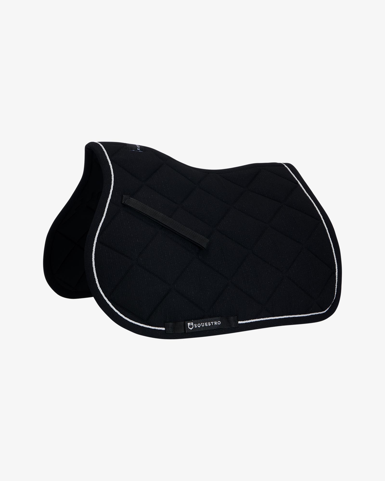 Pony jumping saddle pad in cotton with trimmings
