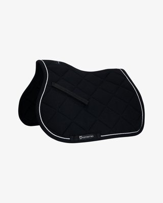 Pony jumping saddle pad in cotton with trimmings