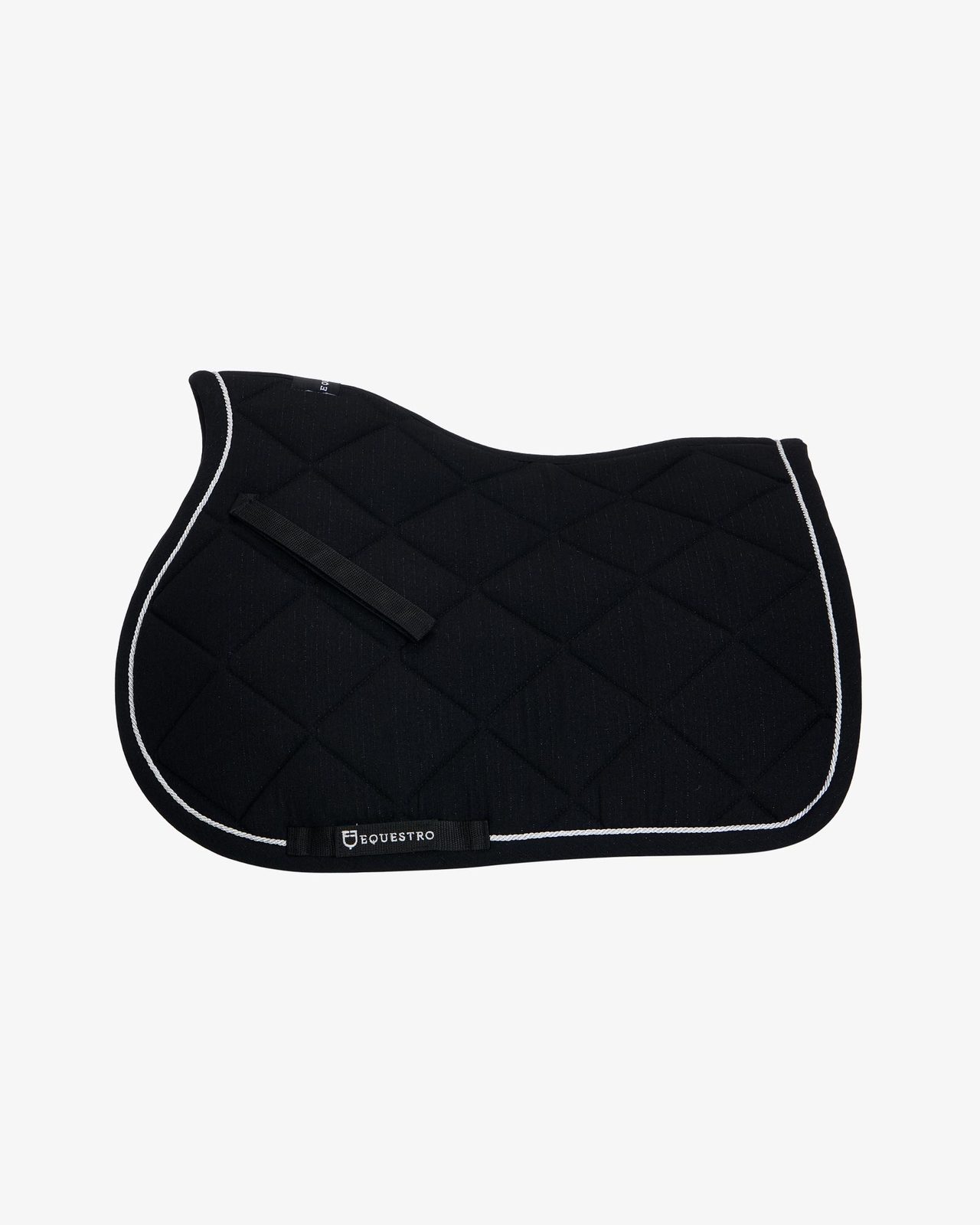 Pony jumping saddle pad in cotton with trimmings