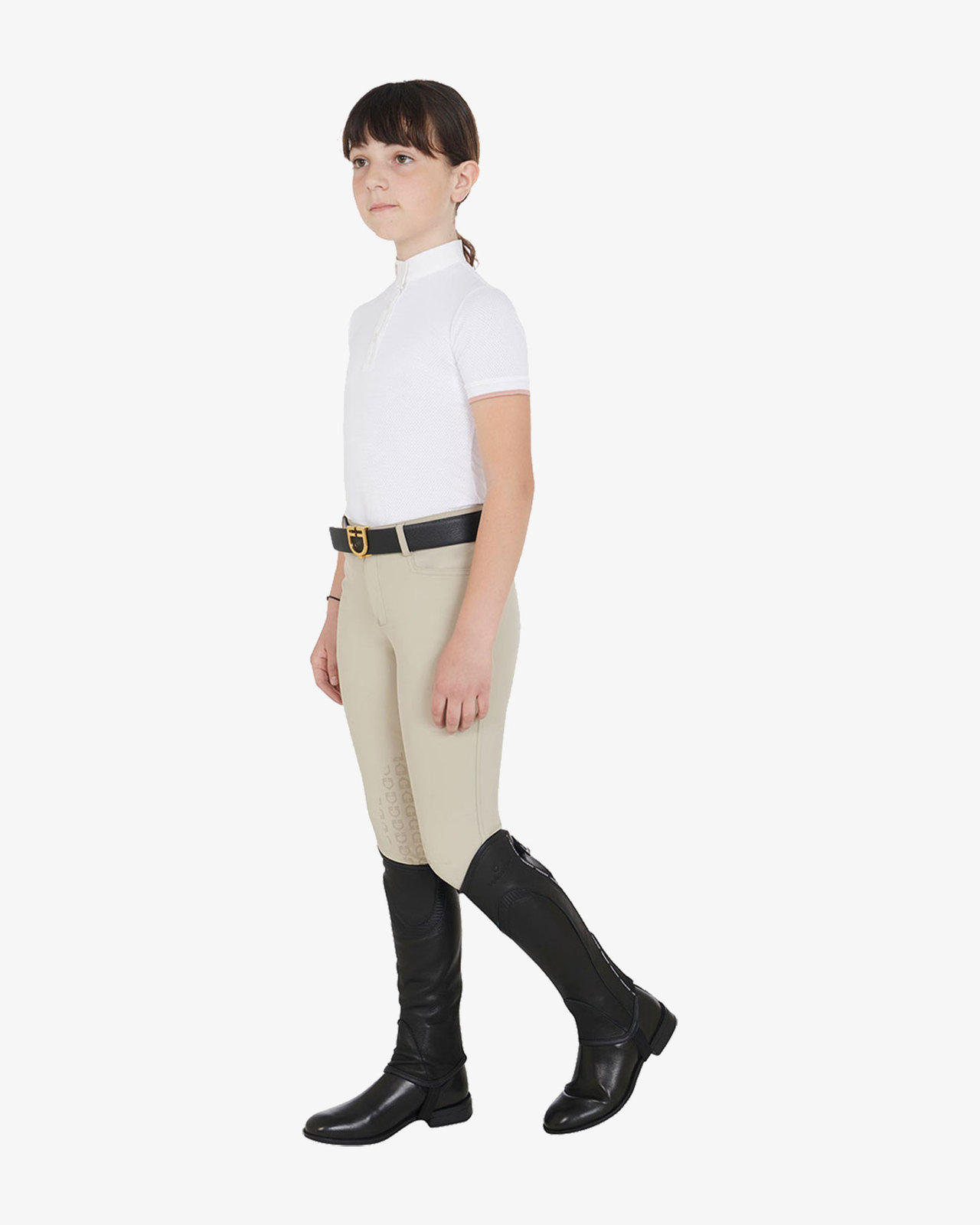 Ghette bambini con elastico morbido cuoio