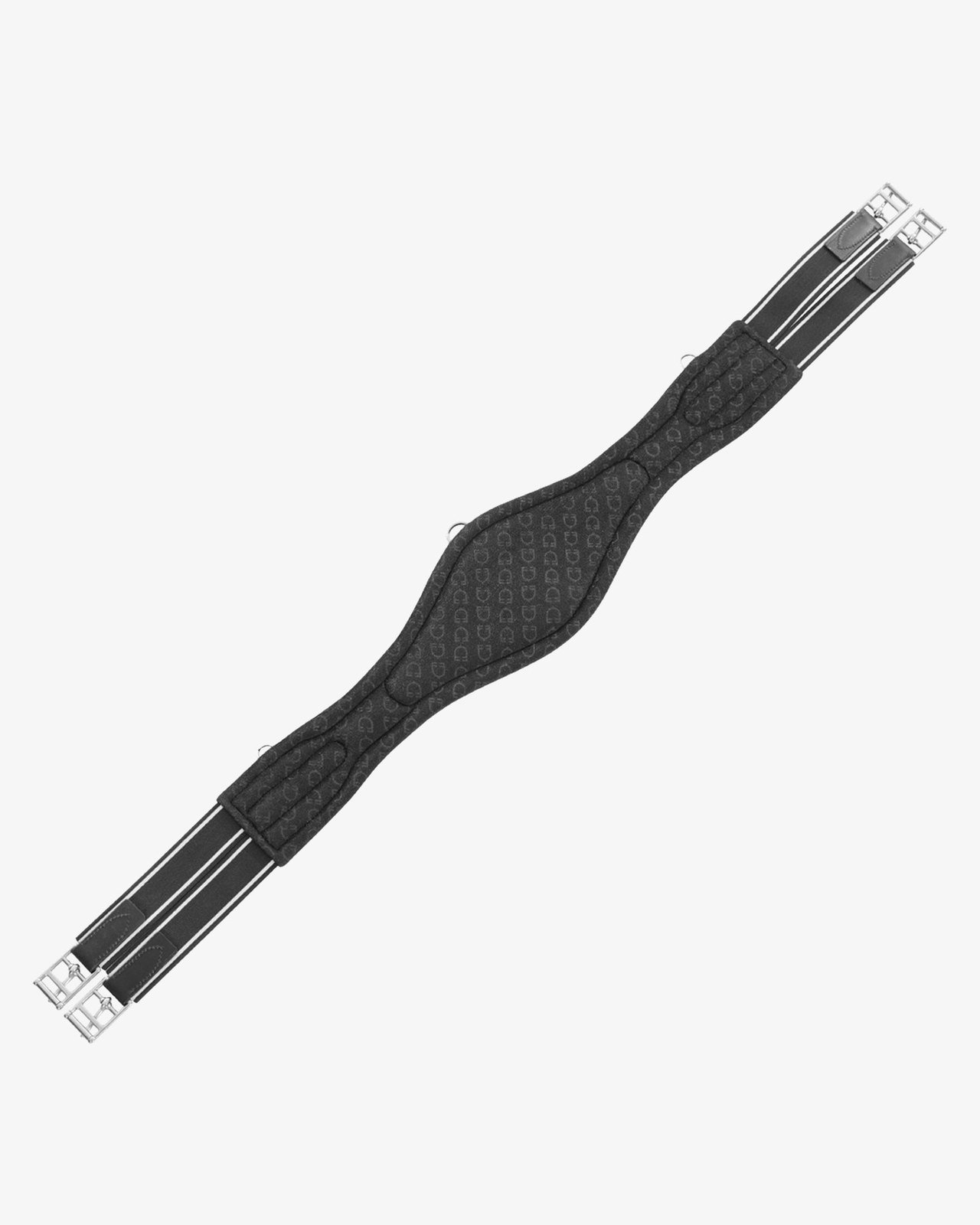 Jumping girth shaped leather