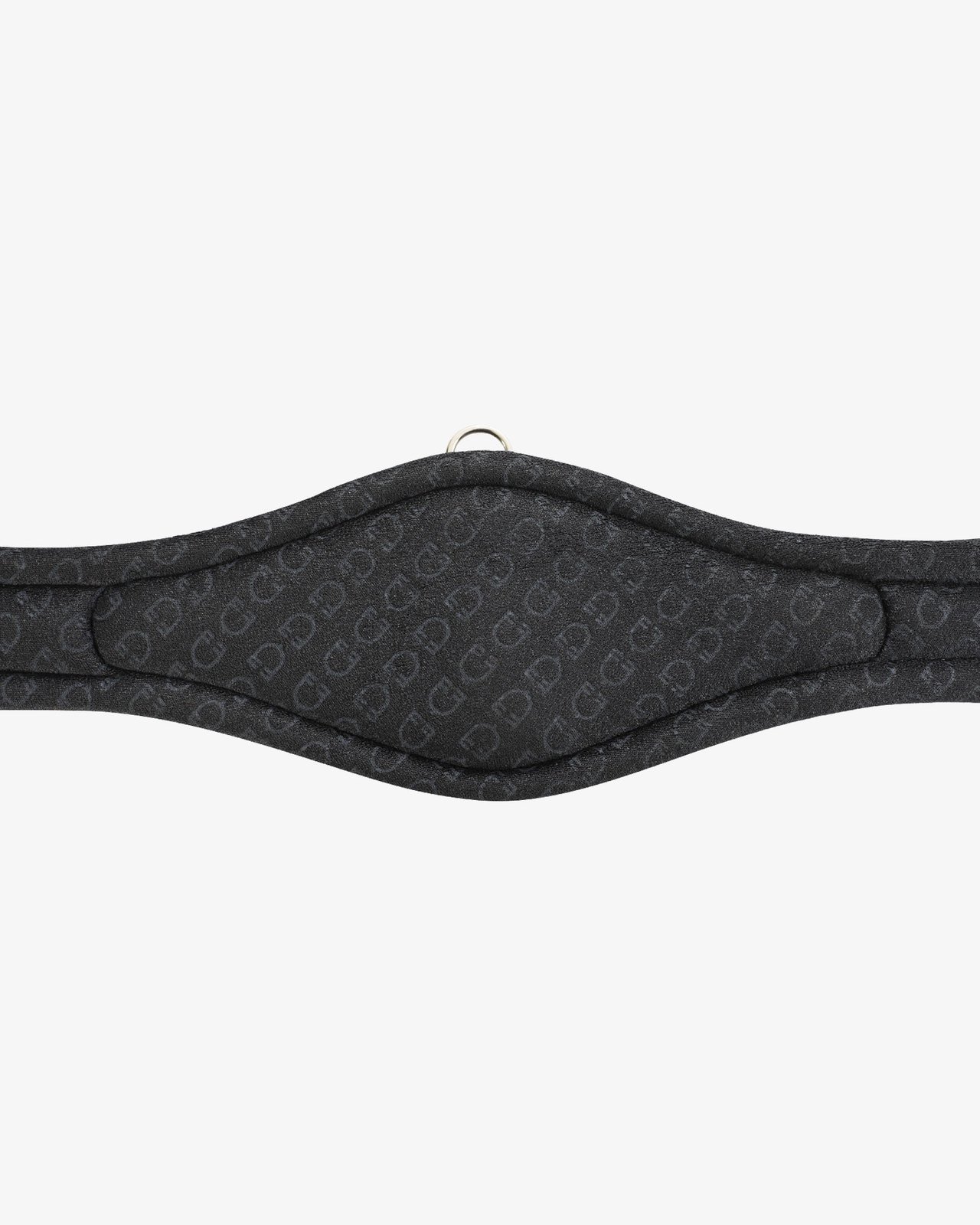Jumping girth shaped leather