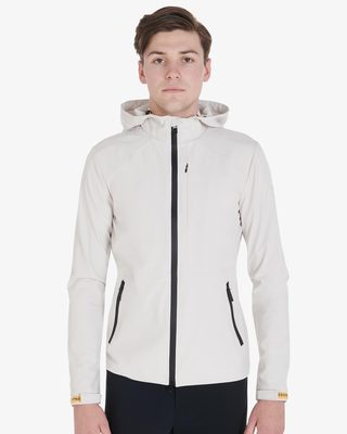 Men's jacket in breathable technical fabric