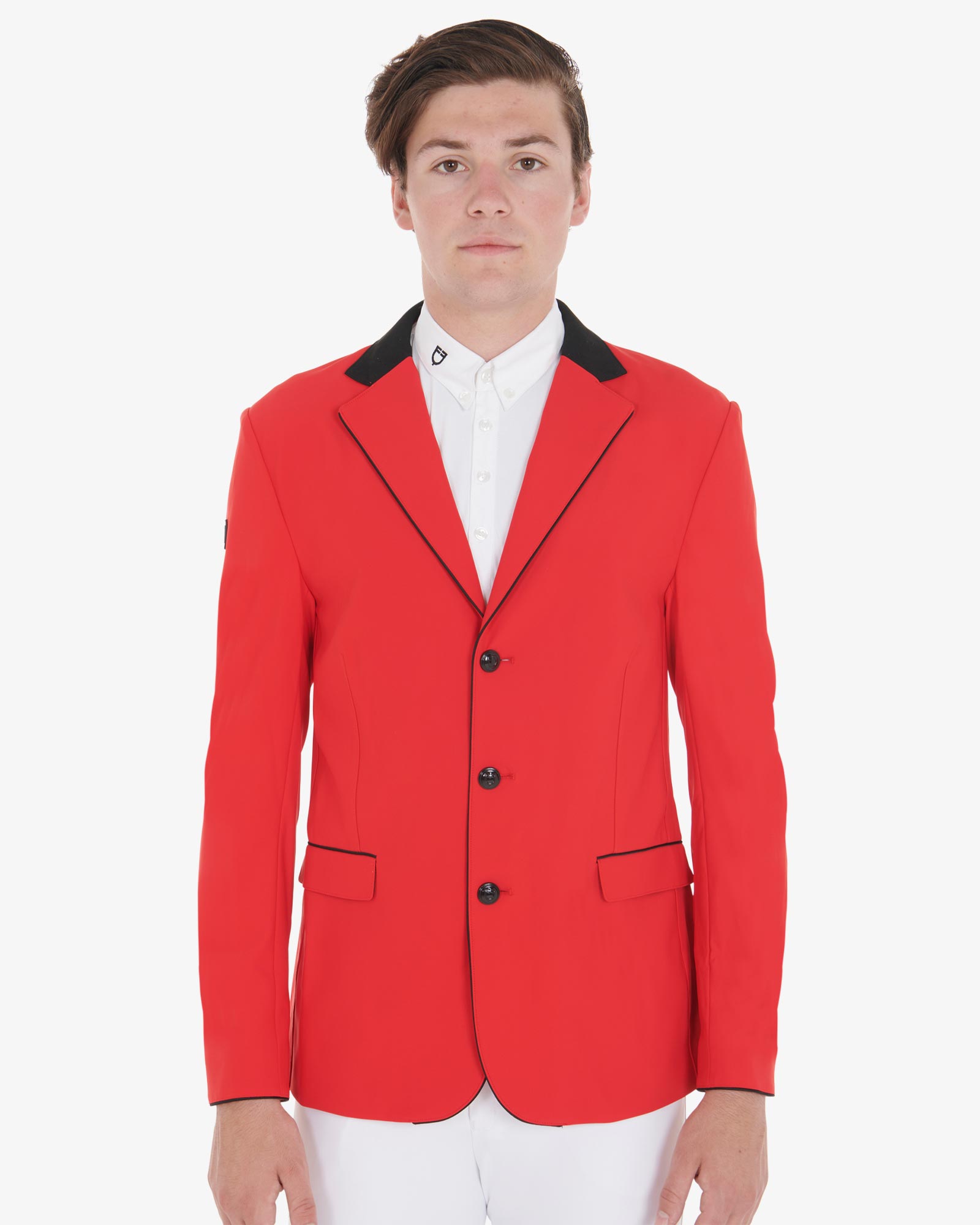 Men's competition jacket with three buttons