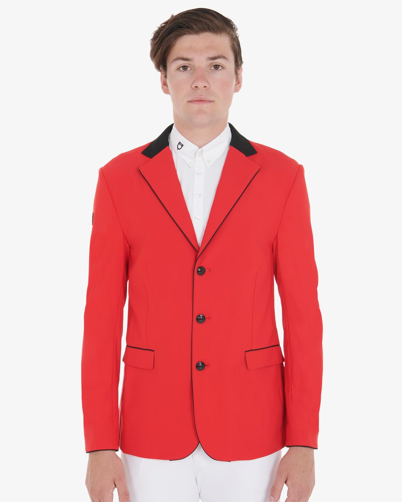 Men's competition jacket with three buttons