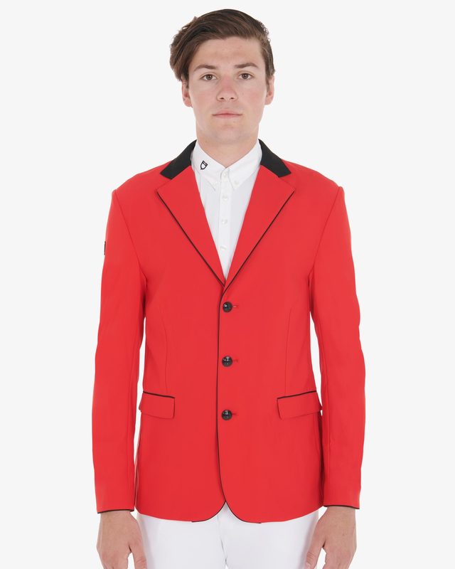 Men's competition jacket with three buttons