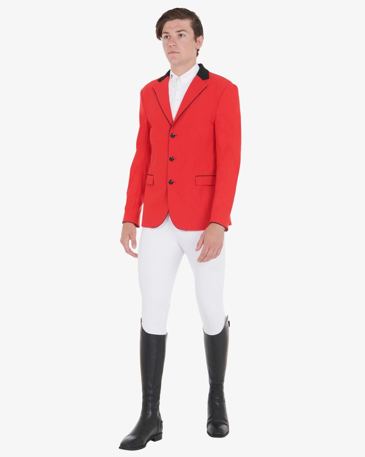 Men's competition jacket with three buttons
