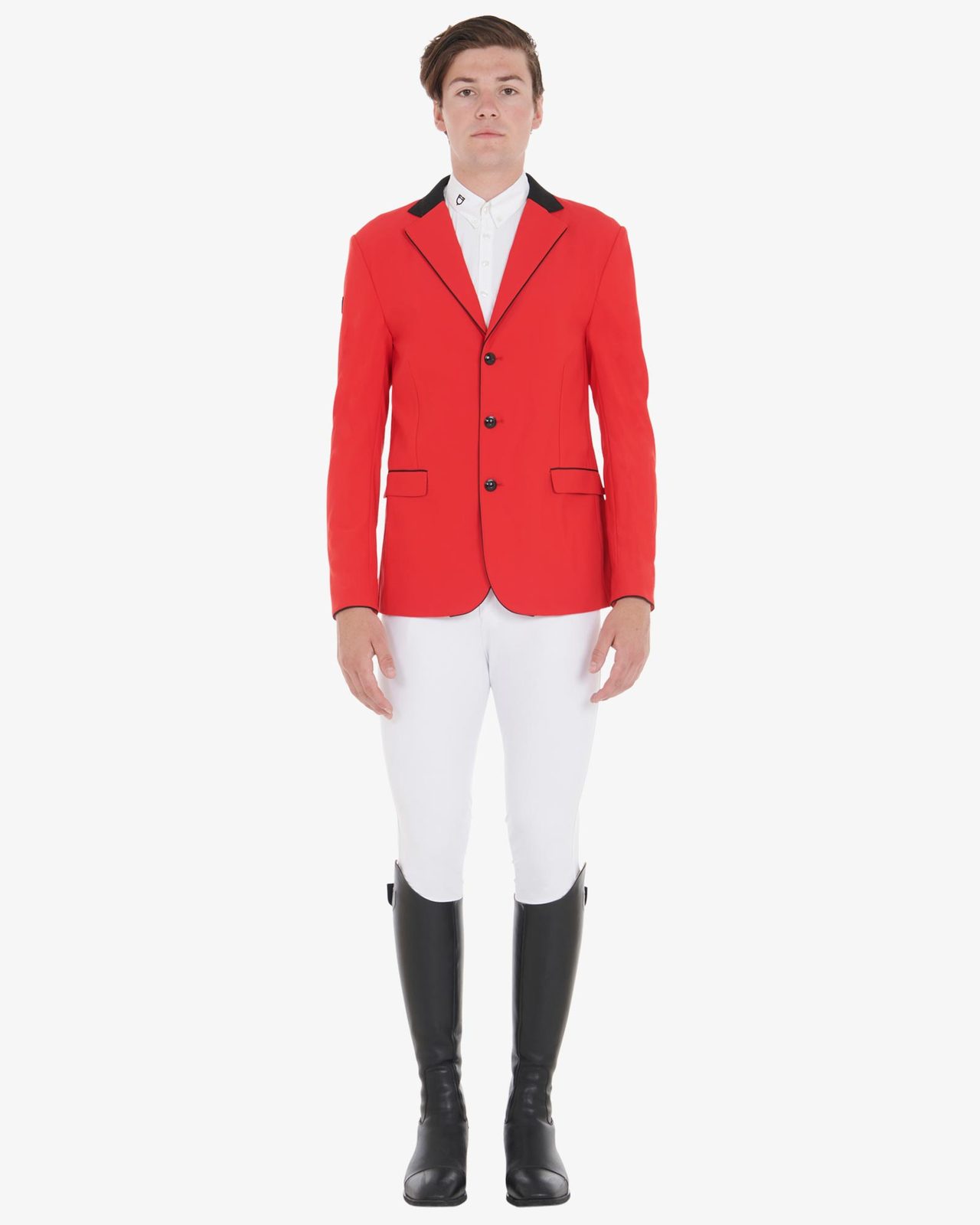Men's competition jacket with three buttons