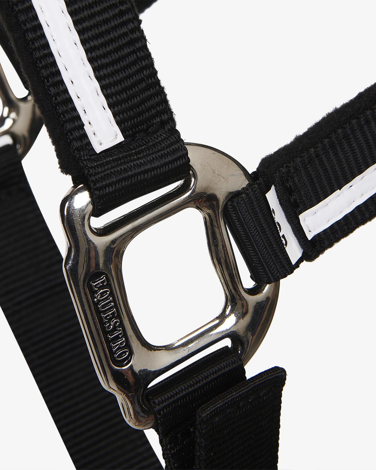 Halter with fleece padding and snap hook