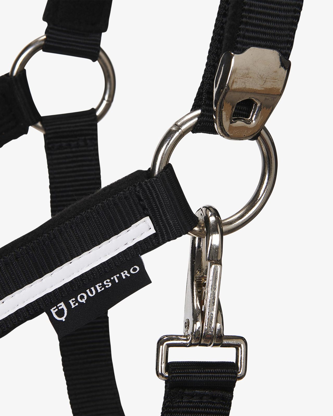 Halter with fleece padding and snap hook