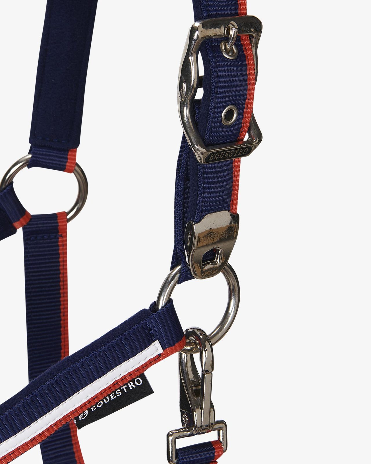 Halter with fleece padding and snap hook