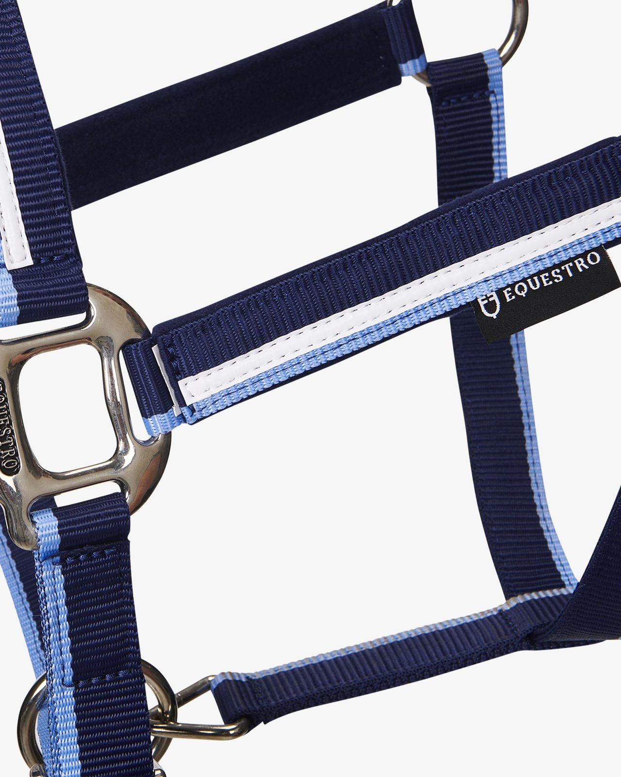 Halter with fleece padding and snap hook